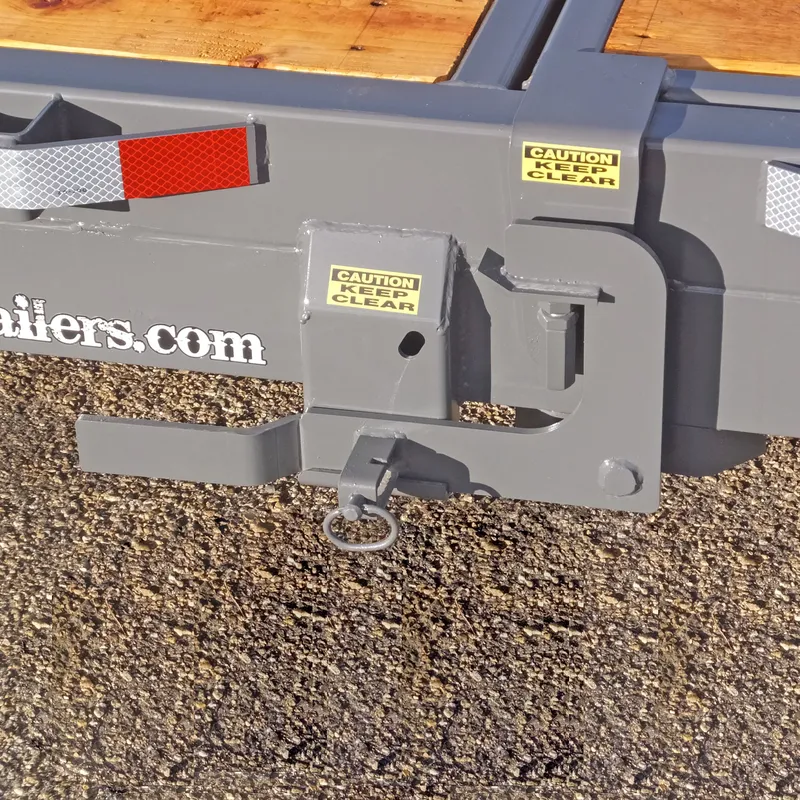 Snake River Low-Deck Tilt Flatbed Trailer Latch.